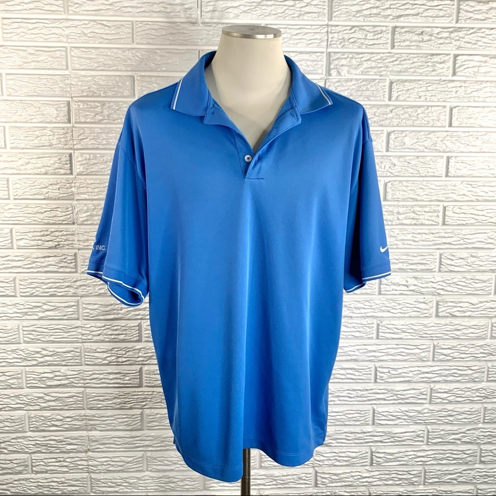 Nike Golf Mens Blue Polo Shirt